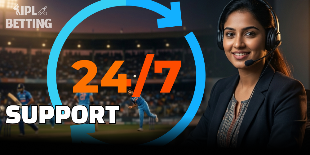 Customer support at ipl betting apps